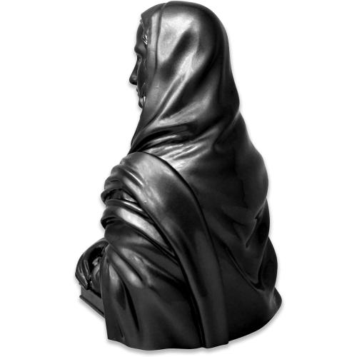 MUSART Exclusive Mona Lisa Statue Home Decor Limited Edition of 100 Urethane Resin with Urethane Glass Coat 10 Inches Height 3 Lbs (Black)