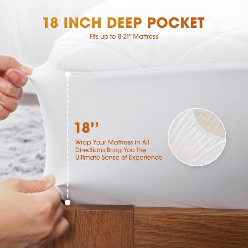 Heated Mattress Pad Twin Size,Electric Mattress Pad with Preheat Functions, Bed Warmer with 12 Heat Settings Controller & 1-12 Hours Auto Shut Off, Machine Washable (39x75,White)