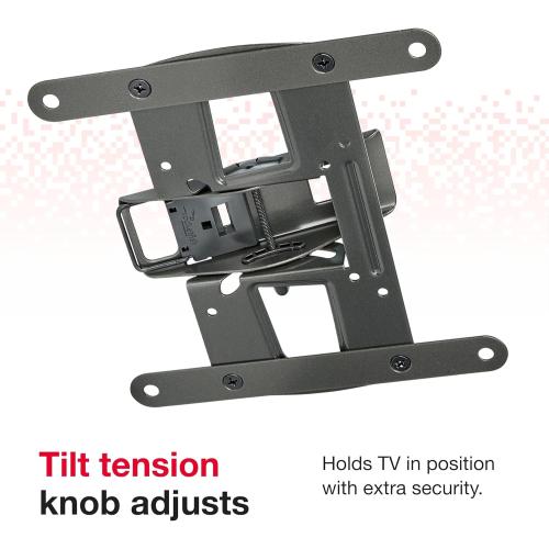 Rocketfish - Tilting TV Wall Mount for Most 19 to 39 TVs - Black