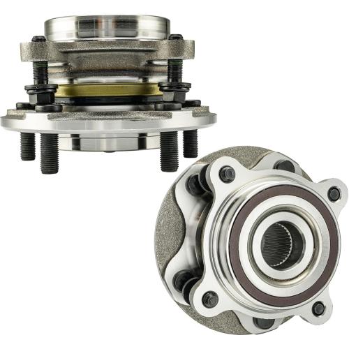PHILTOP 515202 4WD Front Wheel Hub Assembly Fit for Toyota Tundra 2007-2021, Toyota Sequoia 2008-2018 Wheel Hub Bearings