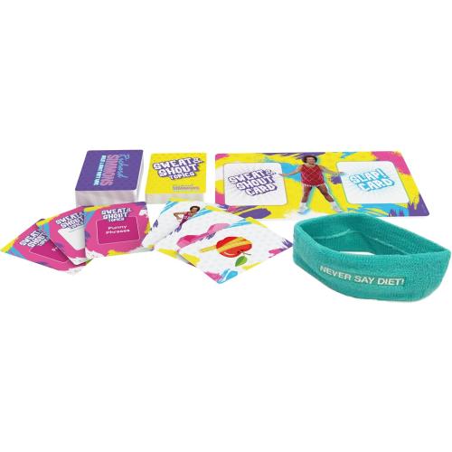 Pressman Richard Simmons: Sweat & Shout Party Game - The Show Off Your Moves & Shimmy Off The Pounds Game