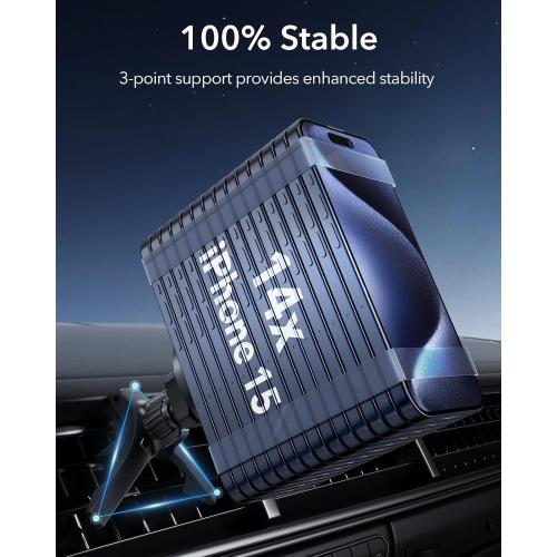 ESR for MagSafe Car Mount, Magnetic Car Phone Holder Mount, Air Vent/Dashboard Magnetic Phone Mount for iPhone 17/16/15/14/13/12, Galaxy S25, Pixel 10, Strong Magnets, Charging Not Supported