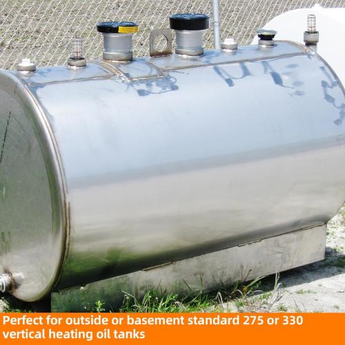 Oil Tank Gauge Fuel Oil Tank Level Gauge,Float Level Measure Compatible with Scully Signal Corp's Scul-Tel & for Intelli-Tank (Vertical) Depth from 42 to 44 Diameter,1-1/2 and 2 Male NPT Thread