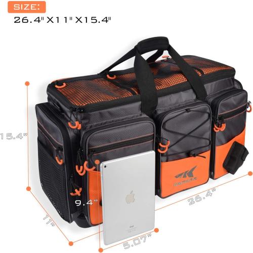 KastKing Fishing Gear & Tackle Bags - Saltwater Resistant Fishing Bags - Fishing Tackle Storage Bags