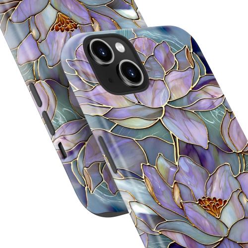 DorisMax for iPhone 15 Case - Wireless Charging - Cute Wildflower | Dual-Layer Hard Shell   Silicone Cover - Shockproof Protective Phone Case with Stylish Designs for Women Girls