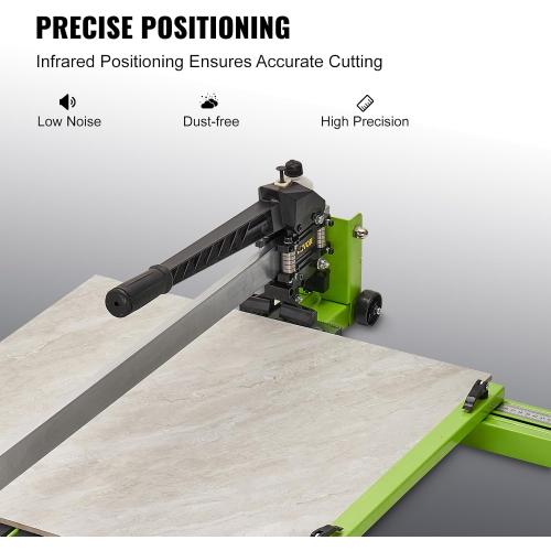 Tile Cutter , Manual Tile Cutter All-Steel Frame,Tile Cutting Machine w/Laser Guide and Bonus Spare Cutter,Tile Cutter Hand Tool for Precision Cutting Porcelain Ceramic Floor Tiles