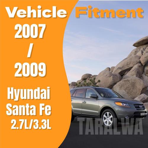 Exhaust Front Pipe for 2007-2009 Hyundai Santa Fe 2.7L GLS,HS01F | 409 Stainless Steel,Direct Fit OE Replacement with New Mounting Hardware
