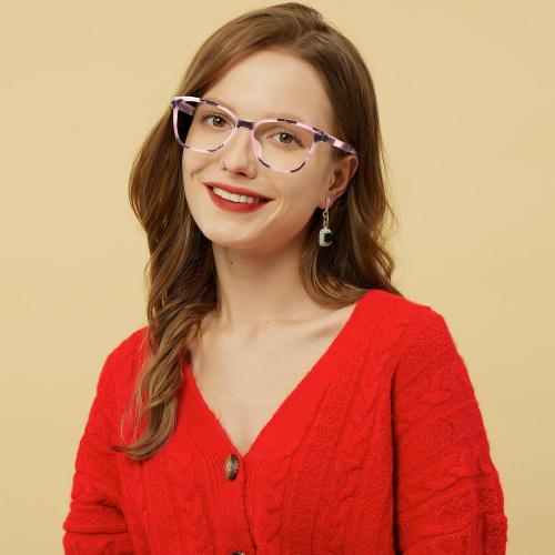 4 Pack Progressive Multifocus Reading Glasses for Women Men Blue Light Blocking Readers with Spring Hinge