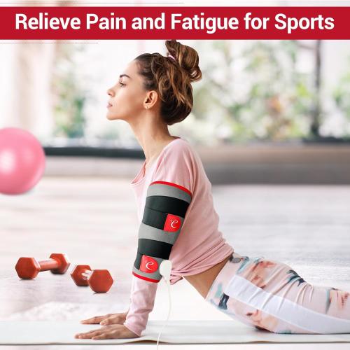 Comfytemp Heating Pad for Leg Pain & Cramps Relief, Wearable Knee Heating Pads for Knee Pain, Wrap Around Heating Pad for Shin Splint/Calf/Arm, Birthday Gifts for Mom Women (S/M)