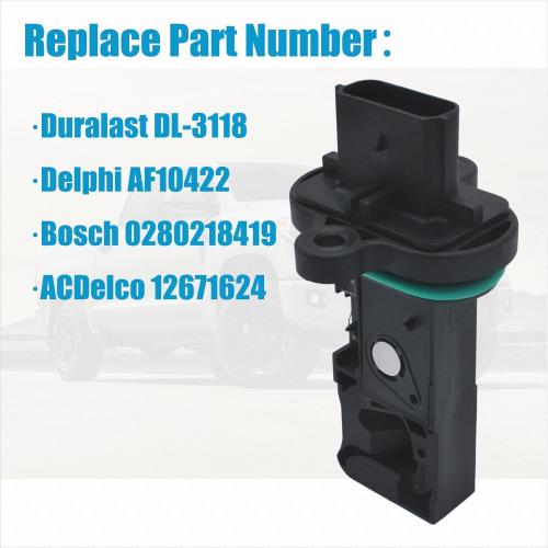 Mass Air Flow Sensor Meter MAF 0280218419 Compatible with Buick Chevrolet 12-19 Cruze 13-20 Encore 12-17 Verano 12-20 Sonic 13-20 Trax