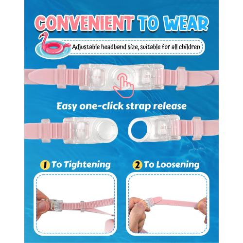 Rantizon Swim Goggles 2 Pack, Wide View Anti Fog&UV Swimming Goggles for Audlt, No Leaking Swim Glasses for Men Women Kids