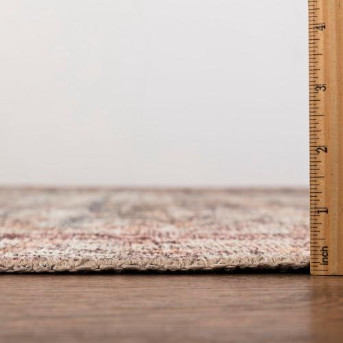 Keen Home Design 2x10 Rug - Machine Washable Runner Rug with Non-Slip Backing, Ideal for Hallway, Entryway, Kitchen, Laundry Room - Vintage, Easy Clean, Durable, Low Pile - (2'6 x 10')