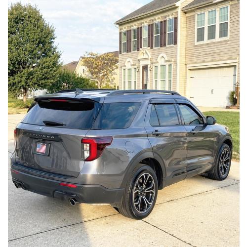 2011-2019 Tape-On Rain Guards for Ford Explorer Extra Thick Side Window Deflector Visors Base XLT Limited Sport Platinum 2012 2013 2014 2015 2016 2017 2018