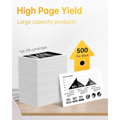 LEMERO 245XL Ink Cartridge Replacement for Canon 245XL Black Ink PG-245 245 XL Black Ink Cartridge Work with Canon Pixma MG2522 MG2500 MG2520 MX490 MX492 TR4520 TR4500 TS3322 TS202 Printer Ink (2Pack)