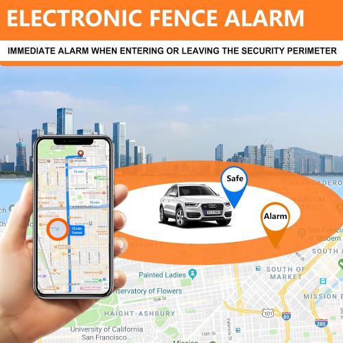 Mini Car GPS Tracker for Vehicles,Portable Real Time Magnetic GPS Tracking Device,No Subscription Required/No Monthly Fee Full Global Coverage Location Tracker for Kids,Dogs,Trucks