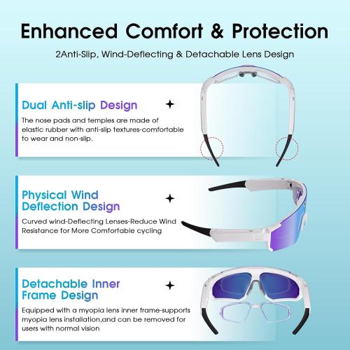 AI Smart Glasses with Camera 4K, Bluetooth Sunglasses for Outdoor Sports