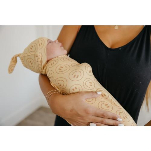 Vance Copper Pearl Baby Swaddle Blanket - Premium Knit Baby Blanket, Large Soft Stretchy Receiving Blankets for Baby Boy and Girl, Swaddles for Newborn, Infant, and Toddler (Vance)