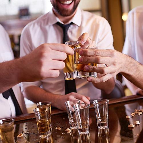 18 Pack Shot Glasses, 2 OZ Heavy Base Clear Shot Cups for Whiskey, Tequila, Vodka, Espresso - Durable Glasses Drinking Set for Home, Bars & Parties