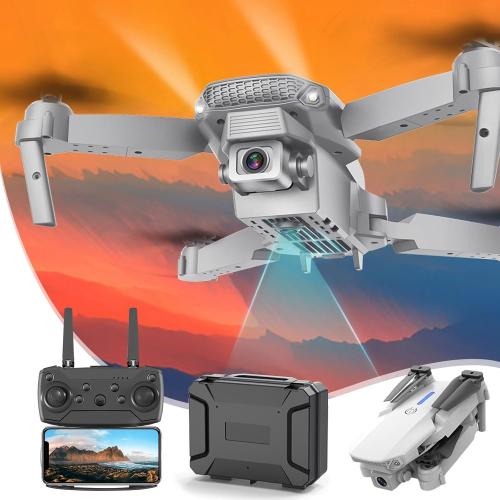 Drones with Camera for Adults 4k - Gesture Photography/Video Recording, Spare Fan Blades & Storage Bag, 110° Wide-Angle Lens, Altitude Hold Headless Mode, Speed Adjustment