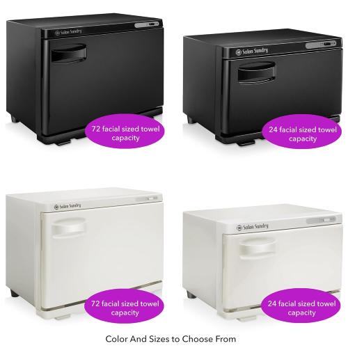 Salon Sundry Professional High Capacity Hot Towel Warmer Cabinet - Facial Spa and Salon Equipment - White