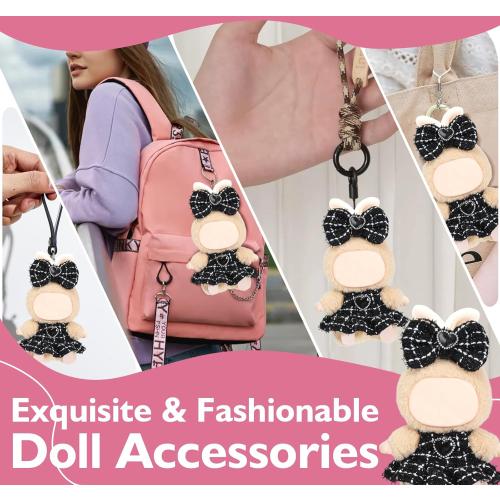 17 cm Cute Doll Clothes Design Outfits Accessories Mini Big Into Energy Monster Case Cover Protector Box Bag Display Charm Figure Keychain