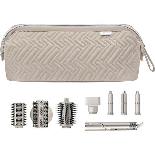 Leudes Hair Tools Travel Bag for Shark Flexstyle Carrying Case Portable Shark Hair Air Wrap Dryer Case Waterproof Dustproof Flat Curling Iron Travel Organizer (Camel)