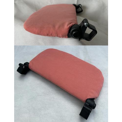 Stroller Leg Rest Compatible with Babyzen YOYO - Foldable Stroller Without Disassembly - Extend 6.2 inch Easy to Attach & Clean, Soft Fabric (Ginger Pink)