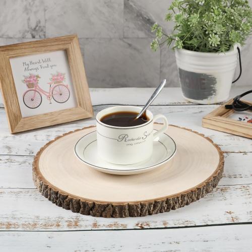 10 Pack Large Wood Slices for Centerpieces 9-10 inches Wood Rounds for Tables Decor Rustic Wood Circles for DIY Crafts and Wedding Decor Round Wooden Discs Wood Slice Ornaments