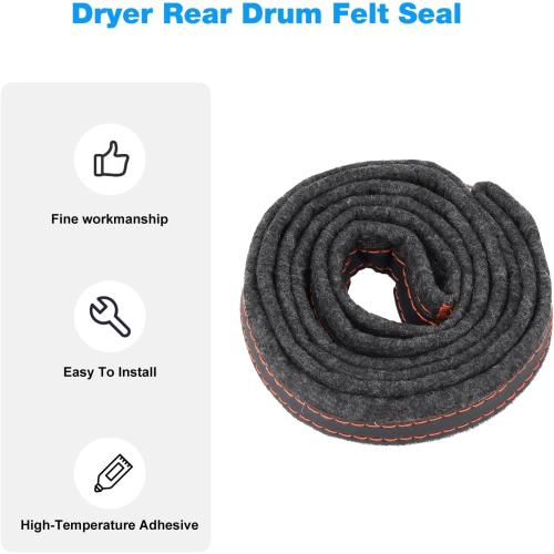 280114 -WP280114 Replacement Whirlpool Dryer Drum Felt Seal