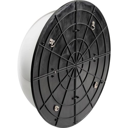 Global Industrial Full Dome Impact-Resistant Acrylic Mirror, Indoor, 18 Diameter, 360-Degree Viewing Angle, Lightweight Ceiling Mount Safety & Security Mirror