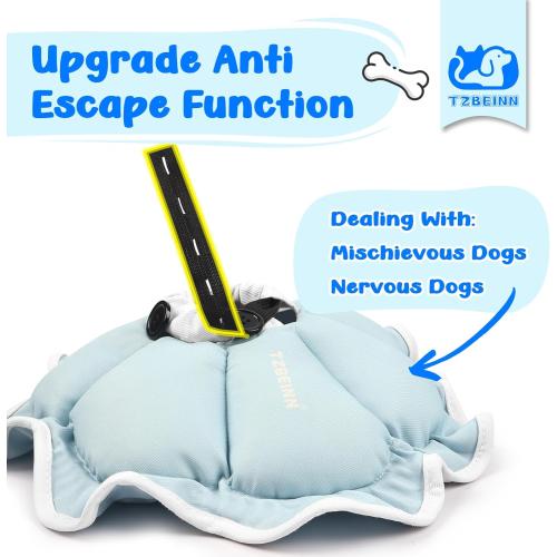 Soft Small Dog Cone Collar Alternative for Small Dogs(Adult Yorkshire Adult Chihuahua Pomeranian), Comfortable Dog Neck Recovery Cone, Adjustable Head Pillow Cone After Surgery to Stop Licking