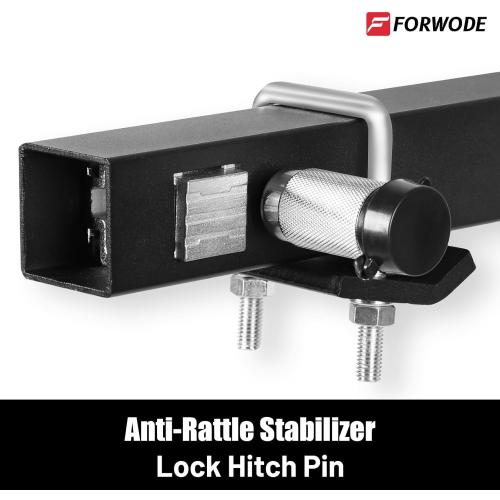 FORWODE Hitch Mount Bike Rack Fits 2 X 80 lbs Bicycle, Platform Bike Rack for Car SUV Truck, Quick Relesed, Foldable Wobble Free, Boat TypeTtire Holder, Locking Hitch, 2 Inch Receiver