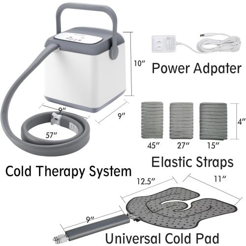 Cold Therapy System, Programable Ice Therapy Machine for Knee After Surgery, Post-Surgery Continuous Cryotherapy Cold Pack