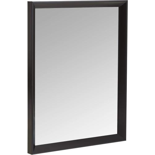 Amazon Basics Rectangular Wall Mount Mirror With Peaked Trim for Bedroom, Living Room, Entryway, Hangs Horizontally or Vertically, 16 x 20 inch, Black