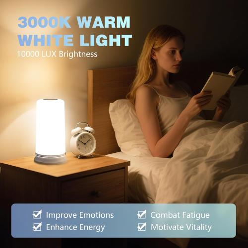 Green Light Therapy for Migraines, Headaches, Insomnia, Anxiety Relief, 520nm Narrow Band Green Migraine Light Sleep Aid Lamp to Support Deep Relaxation, Dimmable Sleep Device