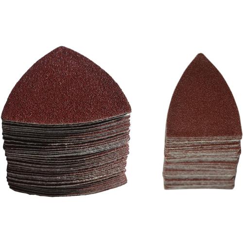 XXGO Oscillating Multi Tool Sanding Kit - 105 Pcs Including Triangle & Finger Sanding Pads, 100 Pcs Multi Tool Sandpaper for Wood