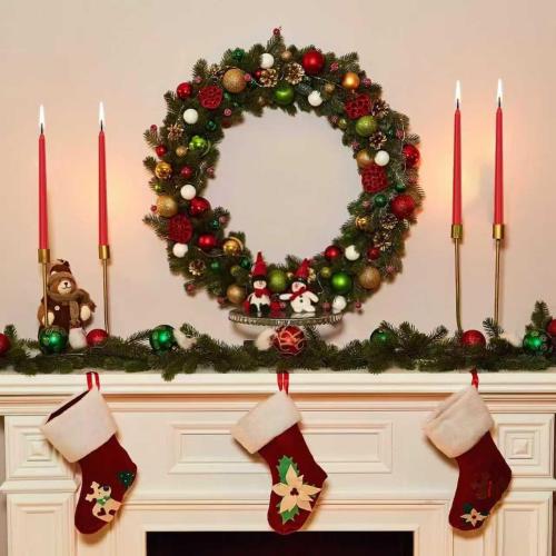 14 Pack Tall Red Taper Candles - 10 Inch Red Dripless, Unscented Dinner Candle - Paraffin Wax with Cotton Wicks - 8 Hour Burn Time.