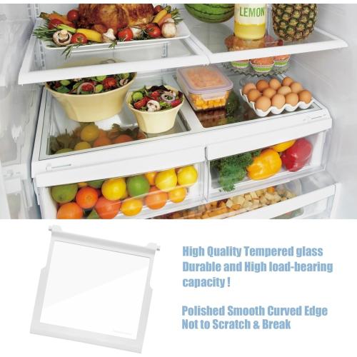 WPW10276348 Refrigerator Glass Shelf Compatible With Whirlpool, Kenmore maytag, Amana, Crosley and more, Part Number: W10276348, AP6018411, PS11751713, 1557829, 2309524
