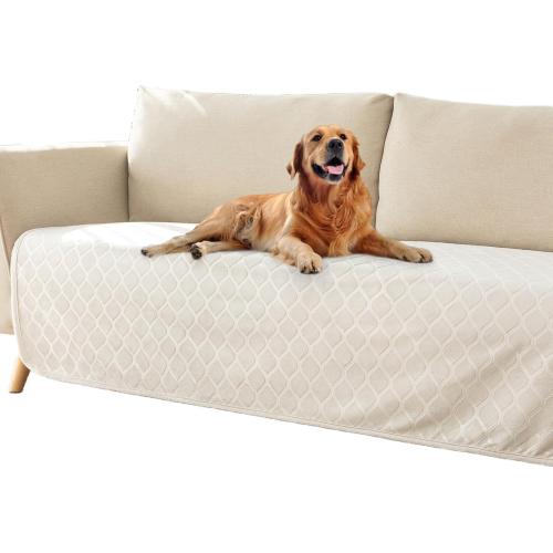 fuguitex Waterproof Dog Blanket Bed Cover Dog Crystal Velvet Moroccan Fuzzy Cozy Plush Pet Blanket Throw Blanket for Couch Sofa(30 * 70 inch, Cream Grey)