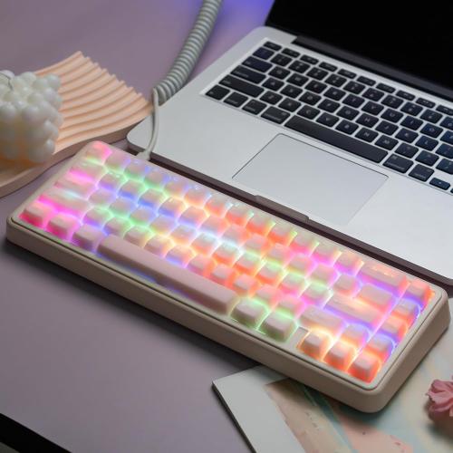 dagaladoo Pink Keyboard keycaps,Double Shot PBT keycaps Jade