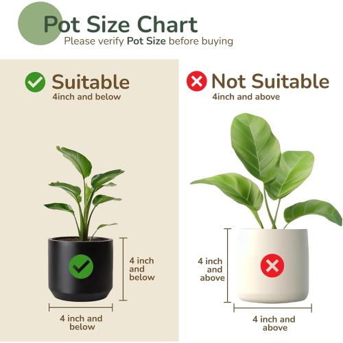 Jute Planter Basket-Woven Jute Rope Covers for Decorating Indoor/Outdoor Succulents, Small Plant Pots-Set of 3-Multi-Purpose Storage Bins 4.5 Inches -Modern Style Decor -Natural Jute