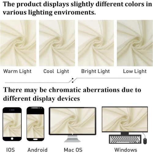 Lecloud Cream Sheer Curtains 84 Inches Long 2 Pcs, Dual Rod Pocket Breathable Rustic Living Room Curtains for Bedroom Dining Room, Home Decor Light Filtering Drapes, Each Panel 59 W x 84 L