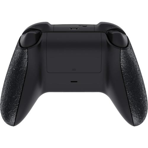eXtremeRate Grip Cover for Xbox Series X & S Controller, Textured Black Non-Slip Back Panels Accessories, Replacement Side Rails Shell for Xbox Wireless Controller