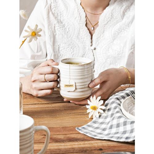 LE TAUCI Dinnerware Sets 16 PCS, Stoneware Plates and Bowls Set, House Warming Wedding Present, Serve for 4 (10 Dinner Plates   8 Salad Dish   28 oz Cereal Bowl 12oz coffee mugs) x 4, Arctic White (NO DINNER PLATES)