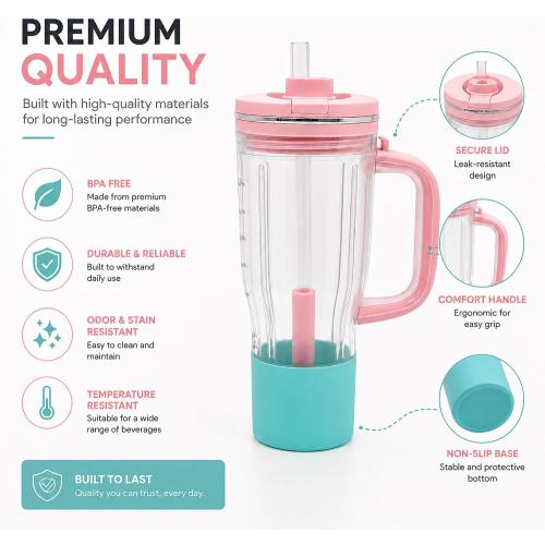 26oz Travel Cup with Lid for Ninja BlendBOSS Personal Blender