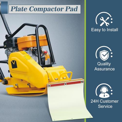 56035-047 Compactor Pad, Construction Zone Plate Compactor Pad, Pavers Plate Tamper Pad, Plate Compactor Pad for Pavers