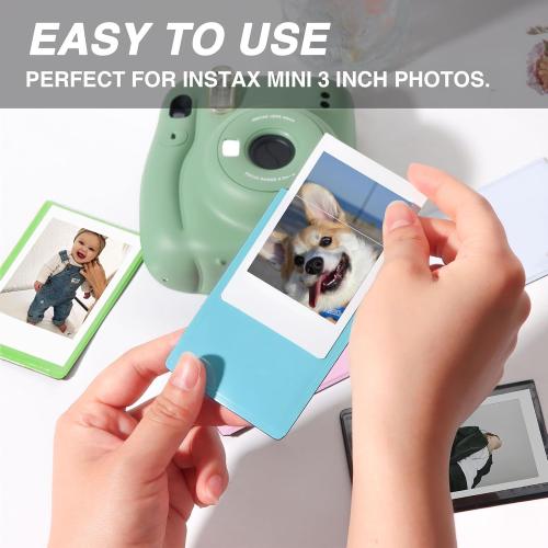 CAIYOULE 30 Pack Mini 3 Inch Magnetic Pocket Picture Frame