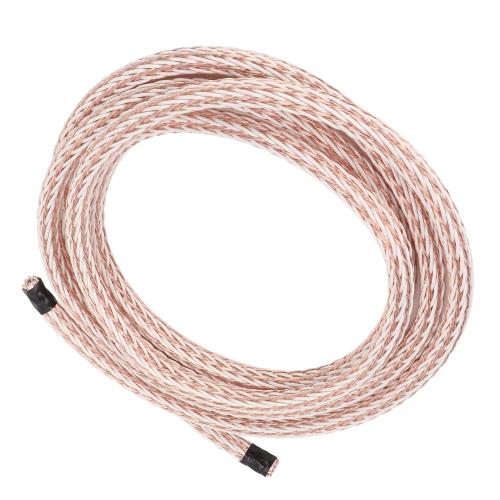 ASHATA 12TC Cable, 24 Core Audiophile Speaker Cables for HiFi Stereo System, HiFi OCC Copper Cord for CD Speaker Radio Amplifier - 2.5m / 8.2ft