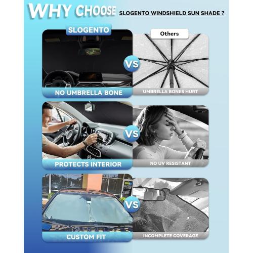 Custom Fit Windshield Sun Shade for HondaCRV 2023-2026