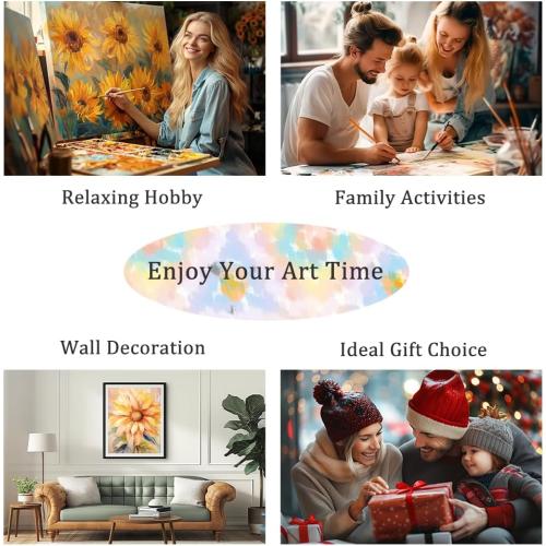 Natuyalo Paint by Numbers Kits for Adults Colorful Dragon Paint by Number for Adults Beginner Animal Drawing Paintwork with 3 Paintbrushes Acrylic Canvas Painting 16x20 Inch